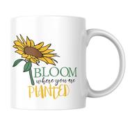 Gift Insanity Sunflower Bloom Where You are Planted - 11oz Tea/Coffee Mug