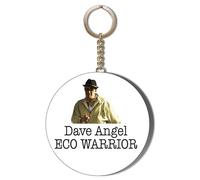 Gift Insanity THE FAST SHOW - DAVE ANGEL ECO WARRIOR - 45mm Long Chain Keyring Bottle Opener