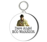 Gift Insanity THE FAST SHOW - DAVE ANGEL ECO WARRIOR - 58mm Keyring