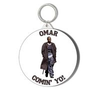 Gift Insanity The Wire - Omar Comin' Yo - 45mm Short Chain Mirror Keyring