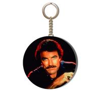 Gift Insanity TOM SELLECK - CLASSIC SEXY POSE - 58mm Long Chain Keyring Bottle Opener