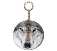 Gift Insanity WOLF FACE 58mm CHAIN KEYRING BOTTLE OPENER