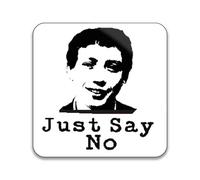 Gift Insanity Zammo Just Say No Grange Hill 55mm x 55mm Square Fridge Magnet