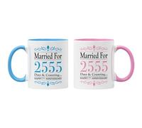 Gift Island 7th Anniversary Mug Gift Set for Women & Men | Happy Copper Anniversary | 7 Years | 7 Years Together | Wedding Marriage Gift for Son & Daughter - Brother & Sister - Husband & Wife