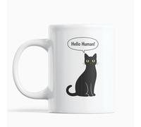 Gift Island Cat Mug for cat Lovers for Women and Men - cat Mum & dad cat Mug - Quirky Gift - Funny Black cat - Secret Santa Gift - Feline Gifts - Coffee Cup 11 oz