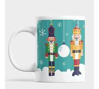 Gift Island Christmas Nutcracker Mug - Nutcracker Gifts Ideas - Nutcracker Soldier Decoration - 11oz Nutracker Tableware Mug for hot Chocolate, Coffee, Tea - Christmas Mug - Novelty Mug