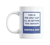 Gift Island Football Secret Santa Mug Gift for Sheffield Wednesday Supporters | Mug Gift for Sheffield Wednesday Fans | Football Stuff, Joke Mug for Friends, Colleague, Cousin, Uncle, Dad, Father, Son