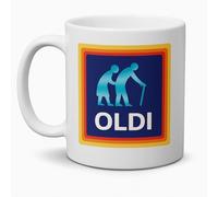Gift Island Oldi Mug - Funny Mug for Birthday, Christmas or Secret Santa - Gift for Grandad or Grandma - Dad or Mum - for Old Friends, Neighbours - 11oz Coffee Cup