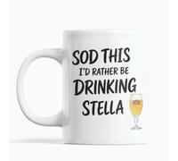 Gift Island Stella Artois Merchandise adn Stella Gift with Funny Phrase SOD This I'd Rather Drink Stella - Stella Artois Gift - Secret Santa - Father's Day for dad, Uncle, Grandpa