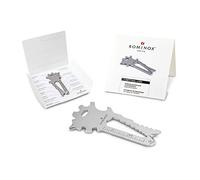 Gift Item: ROMINOX Key Tool // Lion, 22 Functions, Stainless Steel Multitool with Function Description, Multifunction Tool, for Travel or Holiday