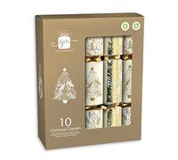 Gift Maker Crackers, 10x12 Cream & Gold, Gold & Cream, 12"