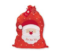 Gift Maker Large Velour Santa's Sack Ho Ho Ho 70x 60cm