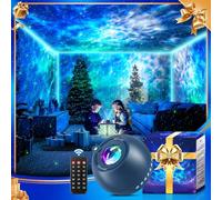 【Gift Package & Birthday Gift】15 Colors/ 360 Lighting Modes /15 White Noise/Bluetooth Speaker Galaxy Projector Nebula Projector, Galaxy Lights for Bedroom, Gifts Room Decor for Teen Girls Boys