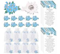 gift pendant brooch memorial poem card organza bag set 30 (10)