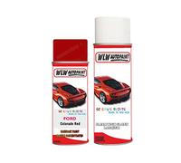 Gift Plaques UK Aerosol Spray Paint For Ford Colorado Red Double Concentrated Basecoat With Lacquer