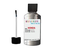 Gift Plaques UK Scobby Paints Motorbike Scratch Repair Touch Up Paint 20ml Compatible with Honda Digital Silver Nha30m