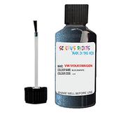Gift Plaques UK Touch Up Paint Compatible with Vw BLUE GRAPHIT PEARL EFFECT LC5F Scratch Repair Kit Brush Pen