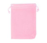 Gift Pouch 50Pcs 5x7 Velvet Bag Drawstrings Pouches Small size Jewelry Gift Display Packing Bags(Pink)