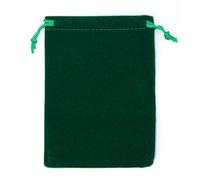 Gift Pouch 50Pcs 5x7cm 7x9cm 8x10cm 9x12cm Coloful Velvet bag Jewelry Packing Velvet Drawstring Pouches Gift Bags Can(Grass green,7x9cm)