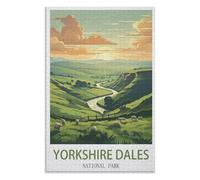Gift puzzle games，Yorkshire Dales National Park，Adults 1000 Piece Jigsaw Puzzle- Christmas，52x38，paper puzzle ，AA-951