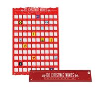 Gift Republic 100 Christmas Movies Scratch Poster