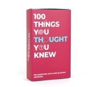 Gift Republic 100 Things You Though You Knew Trivia Cards