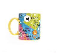 Gift Republic 80's Decade Mug, Black