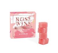 Gift Republic 9-pack Exfoliating Cubes Rosé Wine Scent (9x 10 Gram Cubes), Pink, 2.5x2.5x1.6 cm, GR650043