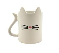 Gift Republic Animal Cat Mug, Ceramic, Multi-Colour