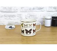 Gift Republic GR270100 Ecologie Butterflies Enamel Mug, Multi