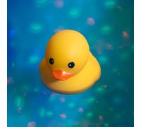 Gift Republic Boogie Bath Duck Disco Light In Baby Blue Baby Blue One Size