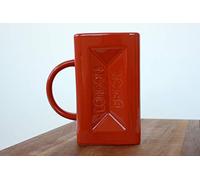 Gift Republic Brick Mug, Ceramic, Brown, 1 Count (Pack of 1)