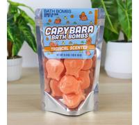 Gift Republic Capybara Bath Bombs - Set of 10 Tropical Scented Bath Bombs, Vegan & Cruelty-Free Bath Fizzers for Relaxing Self Care, Pamper Gifts, Birthday Gifts & Spa Nights