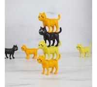 Gift Republic Cat-Astrophe Stack Game In Beige Beige One Size