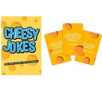 Gift Republic Cheesy Joke Cards - 100 Cringe-Worthy Jokes & Puns. Fun Stocking Filler or Gag Gift for Kids/Adults. Perfect for Xmas, Birthdays & Parties