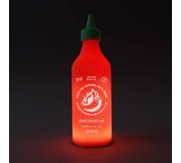 Gift Republic Chilli Sauce Bottle Silicone Lamp - Trendy Touch Desktop Lamp - Bedroom Décor Light - USB Rechargeable Soft Silicone Light - Portable Night Light for Kids, Teens & Adults