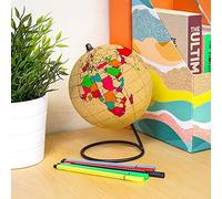 Gift Republic Colour in Cork Globe, Brown