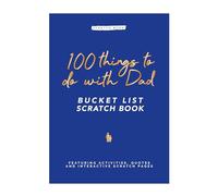Gift Republic Dad Scratch Book 100 Things To Do With Dad Personalised Memory Journal Father's Day Birthday Gift
