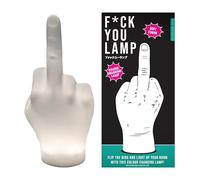 Gift Republic F* You Silicone Lamp - Trendy Touch Desktop or Bedroom Décor Light - USB Rechargeable Soft Silicone - Portable Mood Lighting for Students & Adults