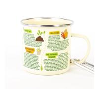 Gift Republic - Gardening Guide Enamel Mug & Carabiner