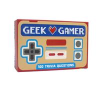 Gift Republic Geek Gamer Trivia 100 Game Console Gaming Trivia Question Cards