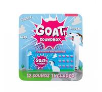 Gift Republic Goat Sound Box - Hilarious Prank Sound Machine - Sound Effects Gadget with 12 Goat Noises - Funny Novelty Toy for Kids & Adults - Portable Fun, Blue