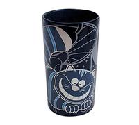 Gift Republic GR450029 Cheshire Cat Mug, Porcelain, Black, 350 ml