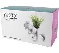 Gift Republic GR450111 T-Rex Planter, White, 13.5 x 16.9 x 29.3 cm