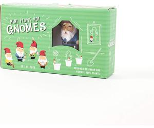 Gift Republic GR450112 Gnomes Plant Pot, Multi-Colour, 8.0 cm14.0 cm3.5 cm