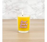 Gift Republic GR452007 Sweet Smell of Success Slogan Candle, Yellow, Small