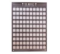 Gift Republic GR630004 100 Movies - Scratch Off Bucket List Poster