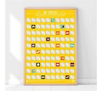 Gift Republic GR630018 Scratch Off Bucket List Cheeses