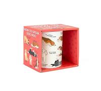 Gift Republic How to Speak Dog Mug - Cute Ceramic Coffee Cup for Dog Lovers - Fun Canine Body Language Guide - Gift-Boxed Novelty Mug