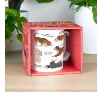 Gift Republic How to Speak Dog Mug - Cute Ceramic Coffee Cup for Dog Lovers - Fun Canine Body Language Guide - Gift-Boxed Novelty Mug